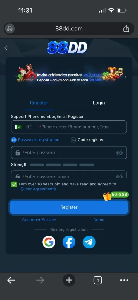 88DD Login