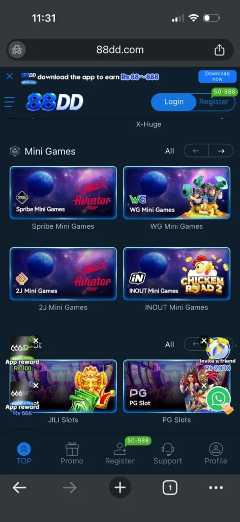 88DD Mini Games