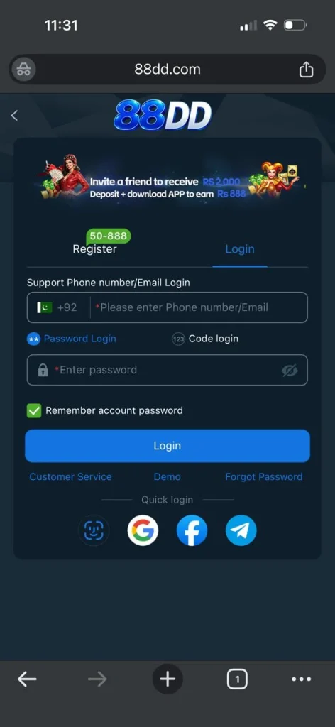 88DD Registration
